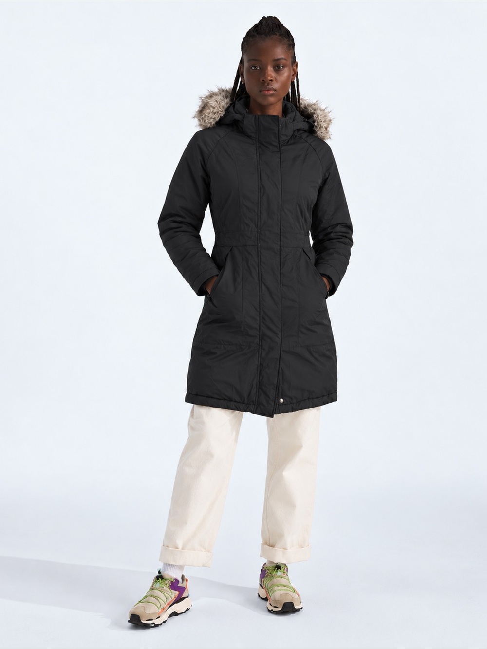 THE NORTH FACE -  Black Goose Down Winter Parka – Women’s S